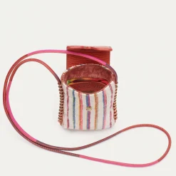 Best Sale Claris Virot Emile Sunglasses Case Tsumugi Striped Fabric