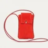 Hot Claris Virot Emile Sunglasses Case Red Leather