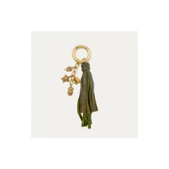 Hot Claris Virot Fred Key Holder Kaki Leathers