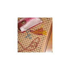 Outlet Claris Virot Fred Key Holder Yellow And Burgundy Leathers
