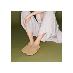 Online Claris Virot Georgette Mules Sand Leather