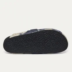 Shop Claris Virot Georgette Mules Blue Dragon Timor Fabric