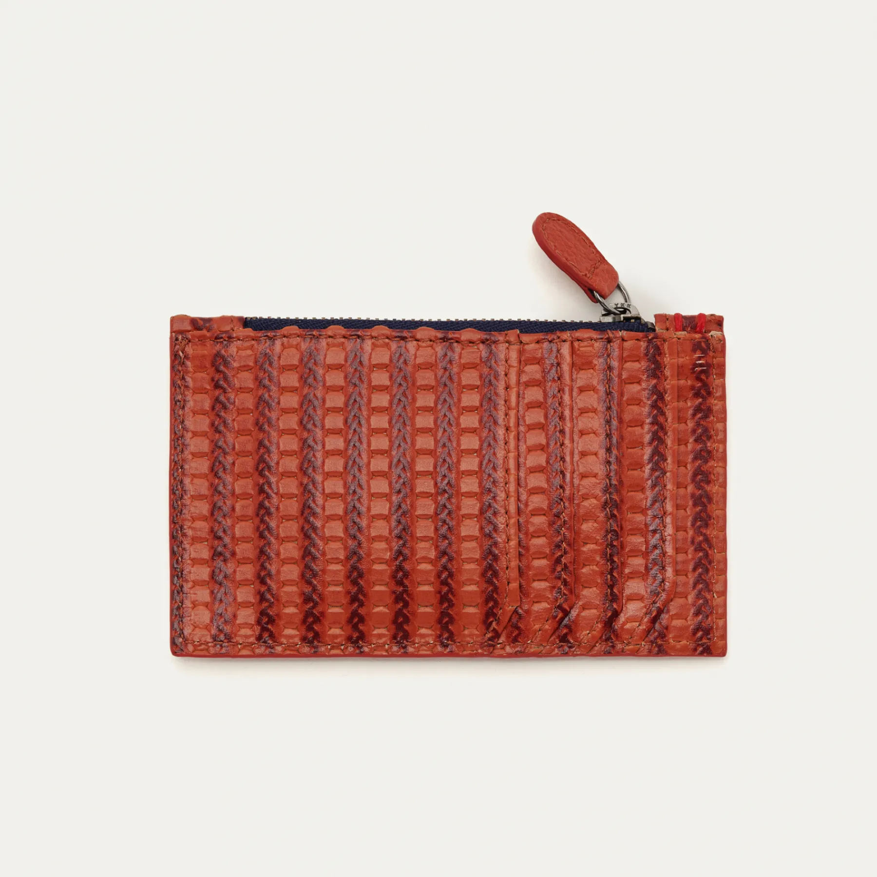 Hot Claris Virot Helena Wallet Anko Brick Embossed Woven Leather