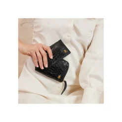 Clearance Claris Virot Helena Wallet Black Python