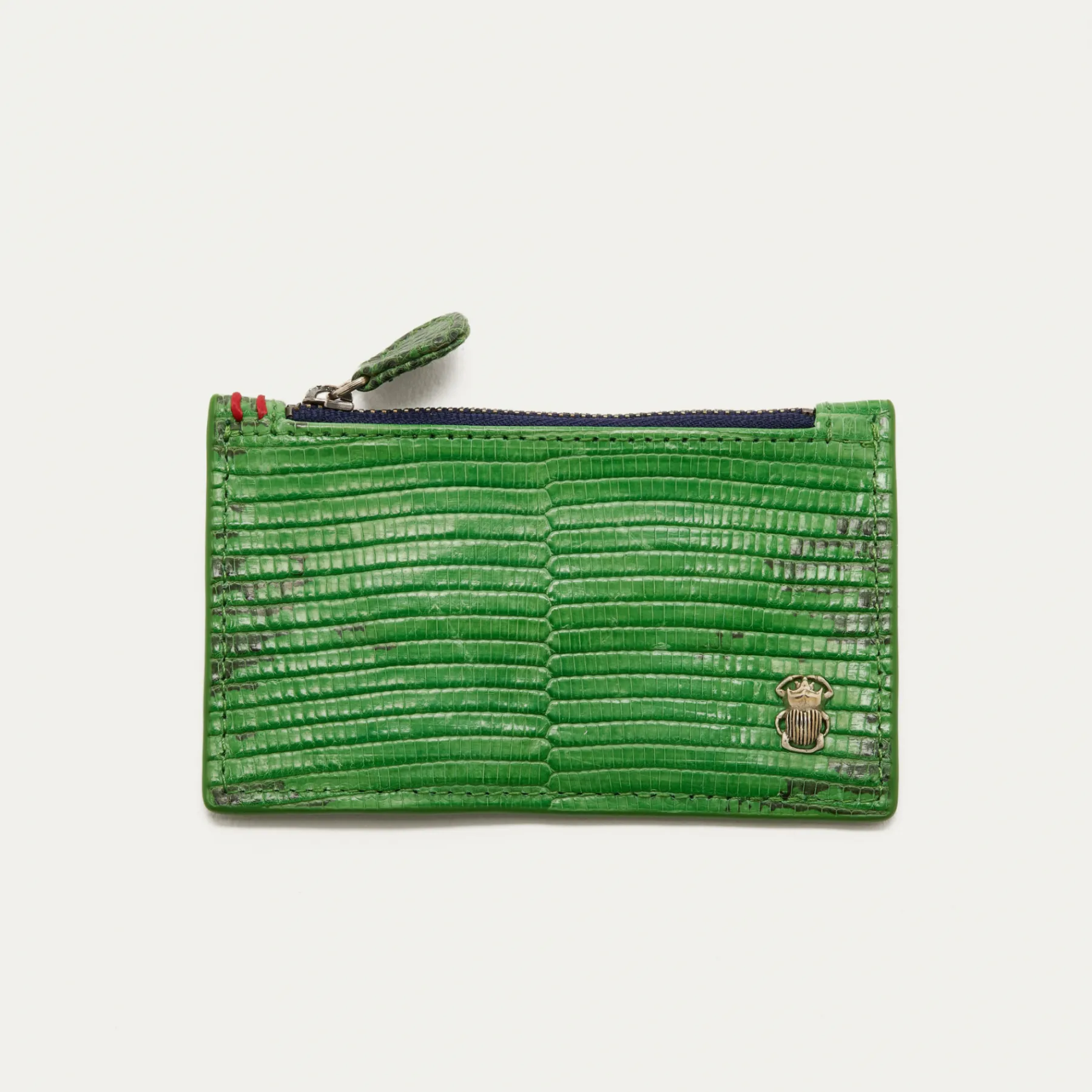 Cheap Claris Virot Helena Wallet Green Yuzu Lizard