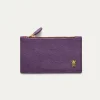 Flash Sale Claris Virot Helena Wallet Purple Grained Leather