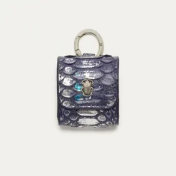New Claris Virot Jamie Airpods Cases Ice Blue Metallic Python