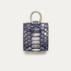 New Claris Virot Jamie Airpods Cases Ice Blue Metallic Python