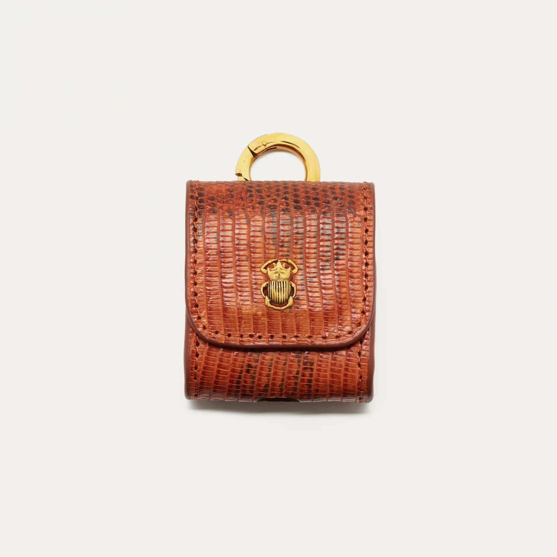 New Claris Virot Jamie Airpods Cases Caramel Kocha Lizard