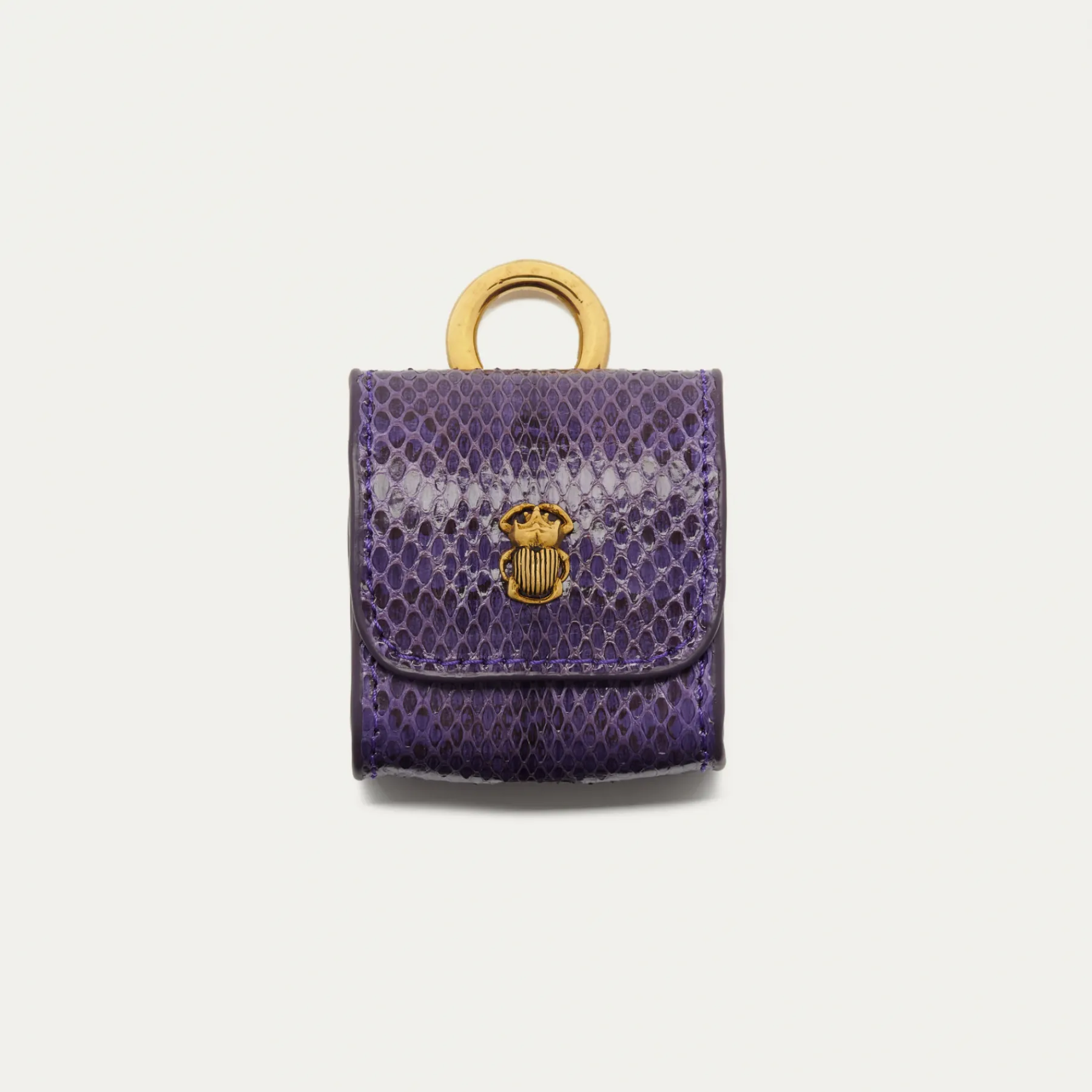 Shop Claris Virot Jamie Airpods Cases Violet Watersnake