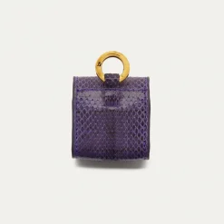 Shop Claris Virot Jamie Airpods Cases Violet Watersnake