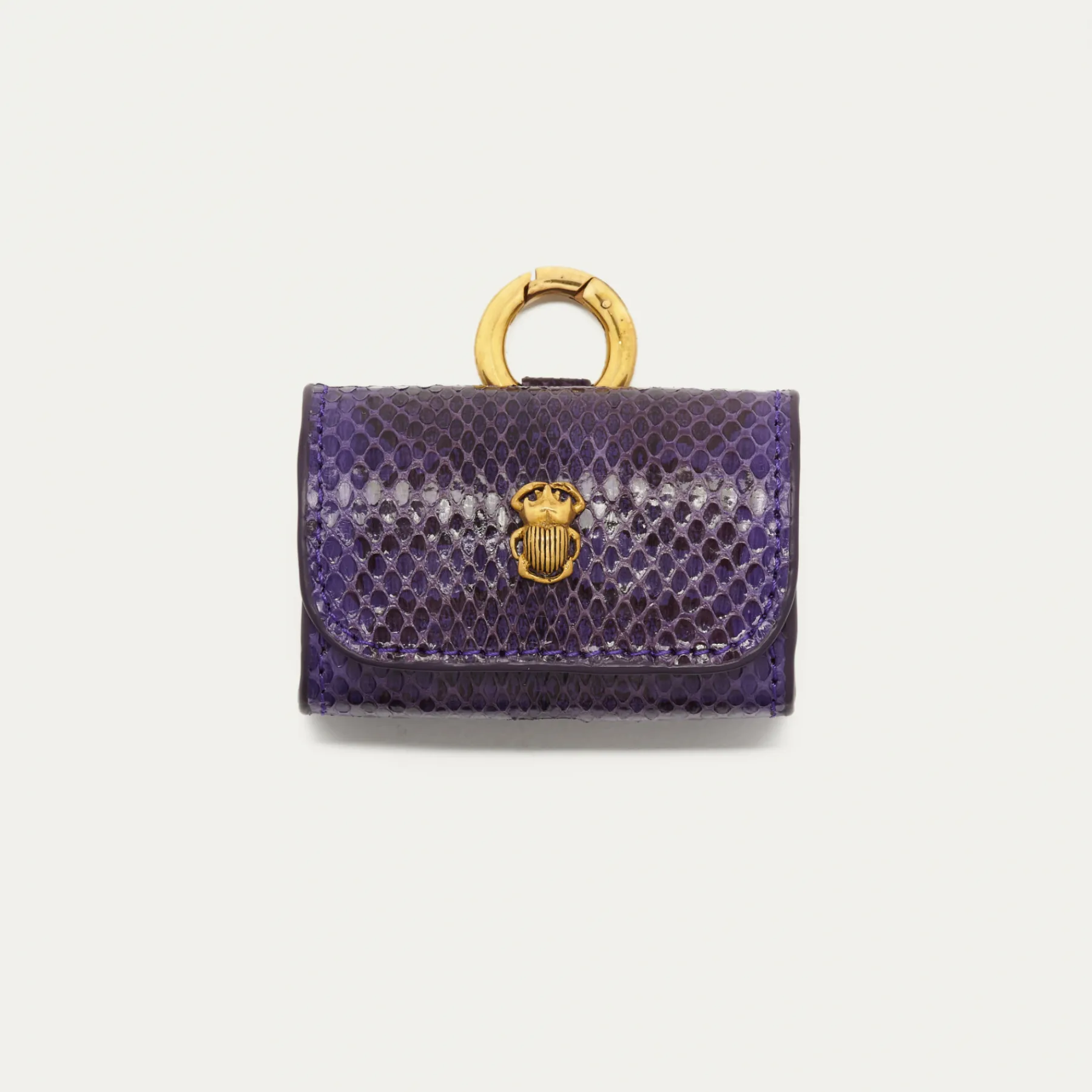 Shop Claris Virot Jamie Airpods Cases Violet Watersnake