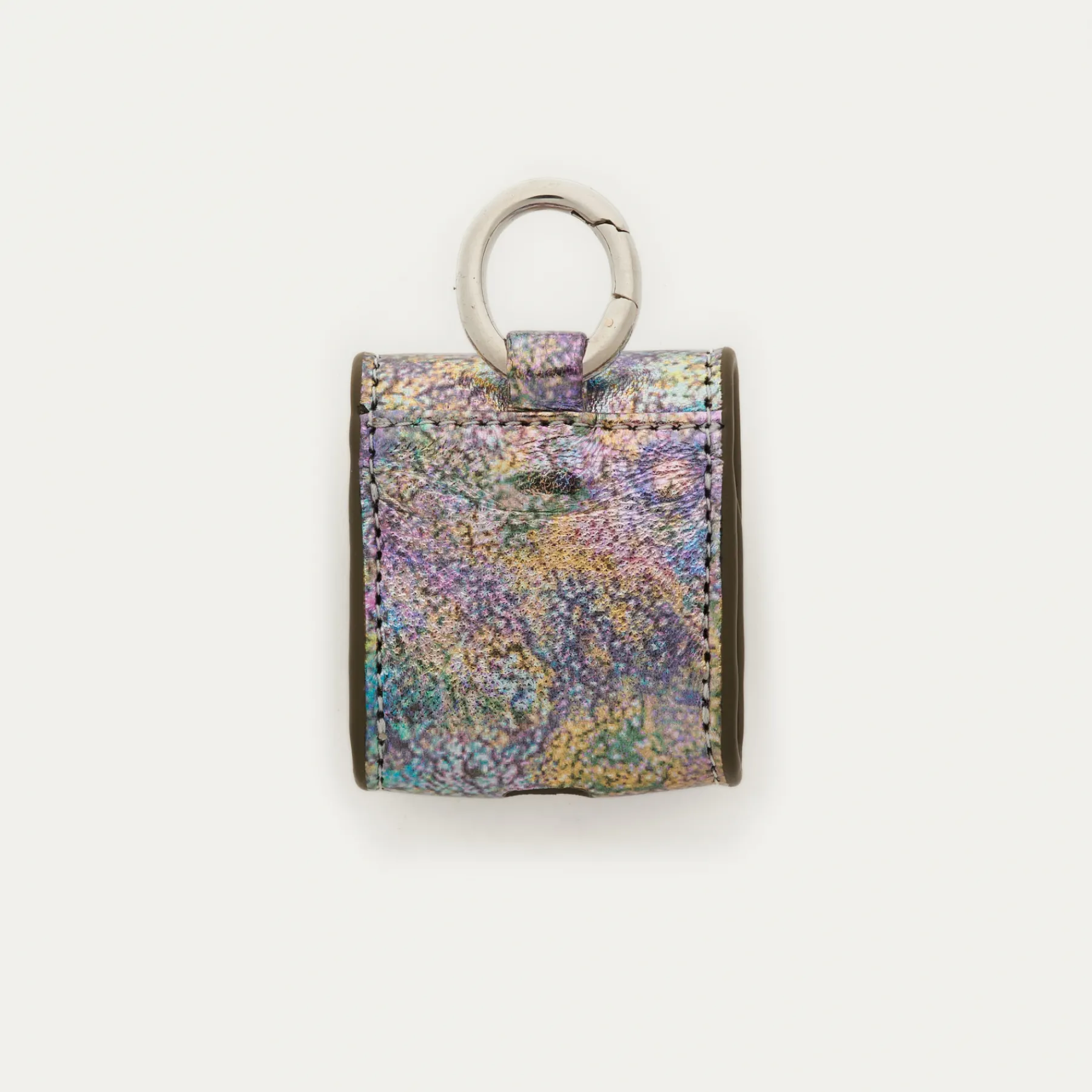 Sale Claris Virot Jamie Airpods Cases Metallic Gasoil Leather