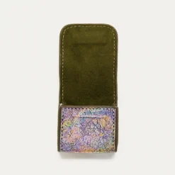 Sale Claris Virot Jamie Airpods Cases Metallic Gasoil Leather