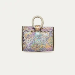 Sale Claris Virot Jamie Airpods Cases Metallic Gasoil Leather