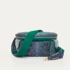 Fashion Claris Virot Jules Bag Blue Lagoon Python