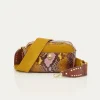 Shop Claris Virot Lily Bag Stone Hand Painted Python