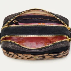 New Claris Virot Lily Bag Tora Tiger Leather