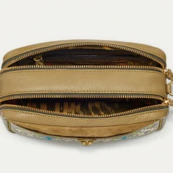 Outlet Claris Virot Lily Bag Olive Leathers Embroidered