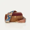 Fashion Claris Virot Lily Bag Metallic Bark Embossed Croco Leather