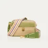 Clearance Claris Virot Lily Bag Sesame Beige Embossed Croco