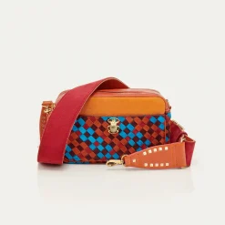 Clearance Claris Virot Lily Bag Braided Tricolor Leathers