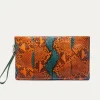 Store Claris Virot Lou Clutch Kingfisher Python