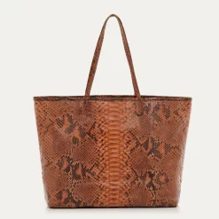 Online Claris Virot Marny Bag Moka Python