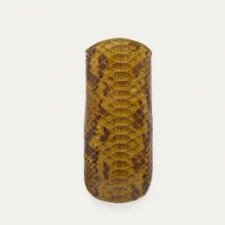 Fashion Claris Virot Maya Case Dark Khaki Python