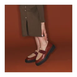 Cheap Claris Virot Mia Mocassins Cuirs Ecorce Et Peau Lainee Creme