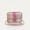 Best Sale Claris Virot Mini Ava Bag Burgundy Python