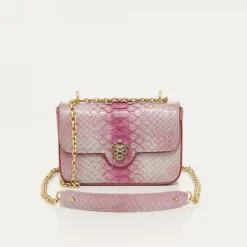Best Sale Claris Virot Mini Ava Bag Burgundy Python