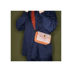 Online Claris Virot Mini Ava Bag Tsumugi Striped Fabric