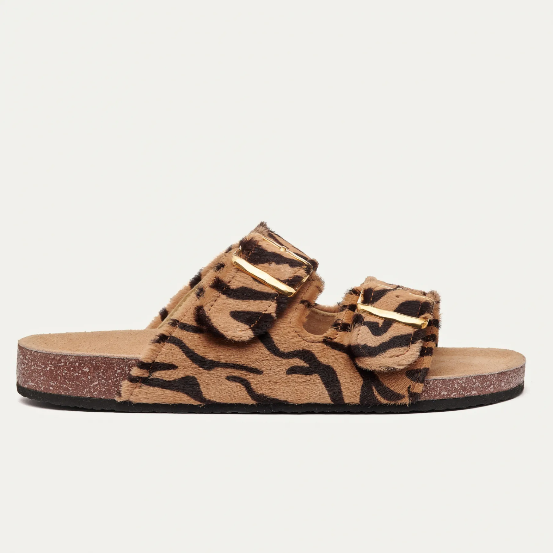 Clearance Claris Virot Odette Sandals Tora Tiger Leather