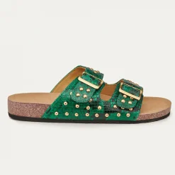 Best Sale Claris Virot Odette Sandals Mint Python