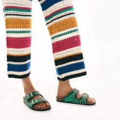 Best Sale Claris Virot Odette Sandals Mint Python