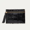 Outlet Claris Virot Olivia Coin Holder Black Python