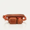 Cheap Claris Virot Romeo Bag Moka Lizard And Orange Leather