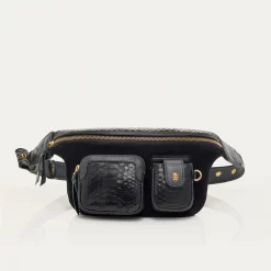 Outlet Claris Virot Romeo Bag Black Python