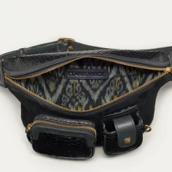 Outlet Claris Virot Romeo Bag Black Python