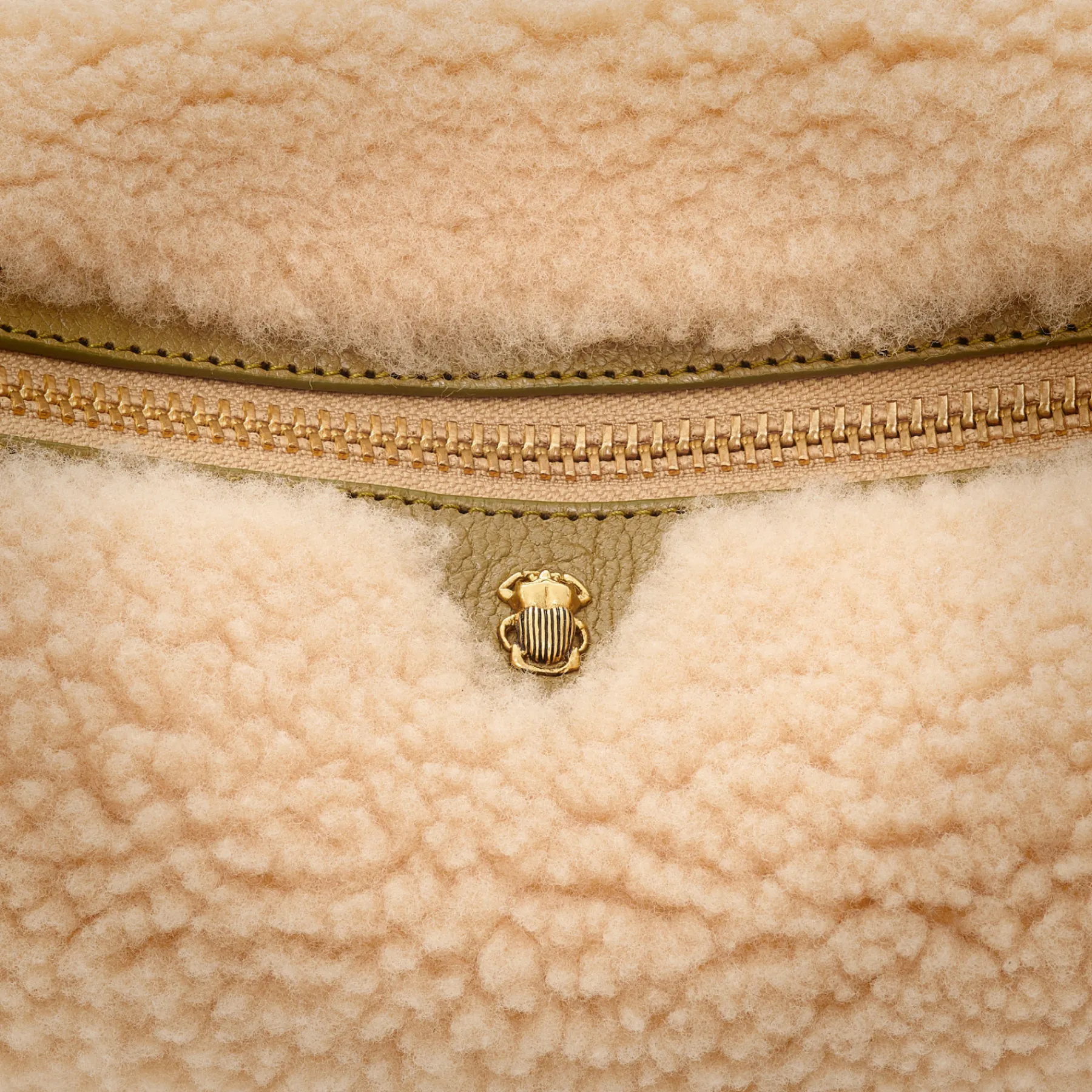 Online Claris Virot Sac Chris Cream Shearling