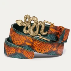Online Claris Virot Snake Belt Kingfisher Python