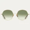 New Claris Virot Sunglasses Celery Lombok
