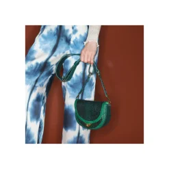 Cheap Claris Virot Victoria Bag Green Mix Python