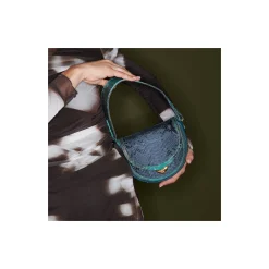 Hot Claris Virot Victoria Bag Blue Lagoon Python