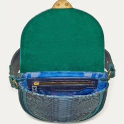 Hot Claris Virot Victoria Bag Blue Lagoon Python