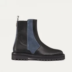 Online Claris Virot Ziggy Boots Black Grey Leather