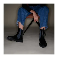 Online Claris Virot Ziggy Boots Black Grey Leather