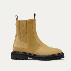 Online Claris Virot Ziggy Boots Olive And Grege Leather
